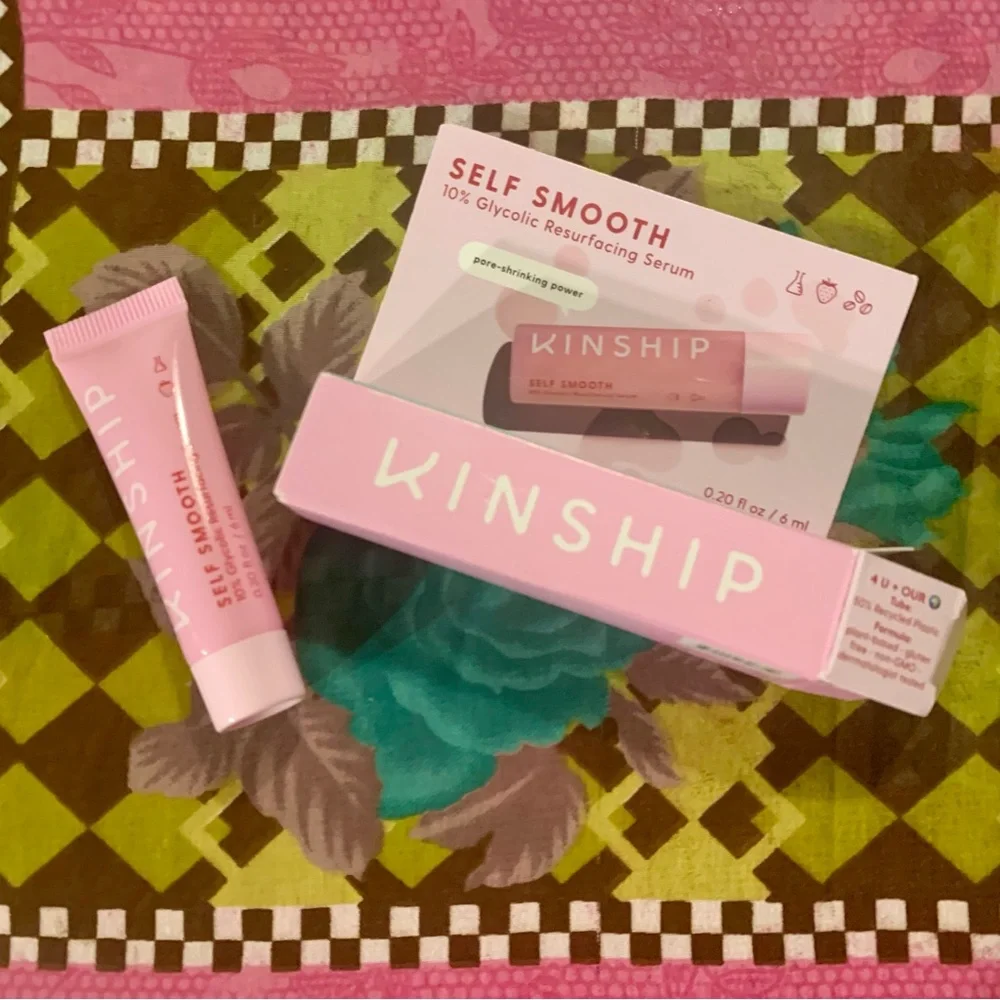 KINSHIP‎ 🌿 Self Smooth 10% Glycolic Resurfacing Serum 🌿 Deluxe Mini New In Box